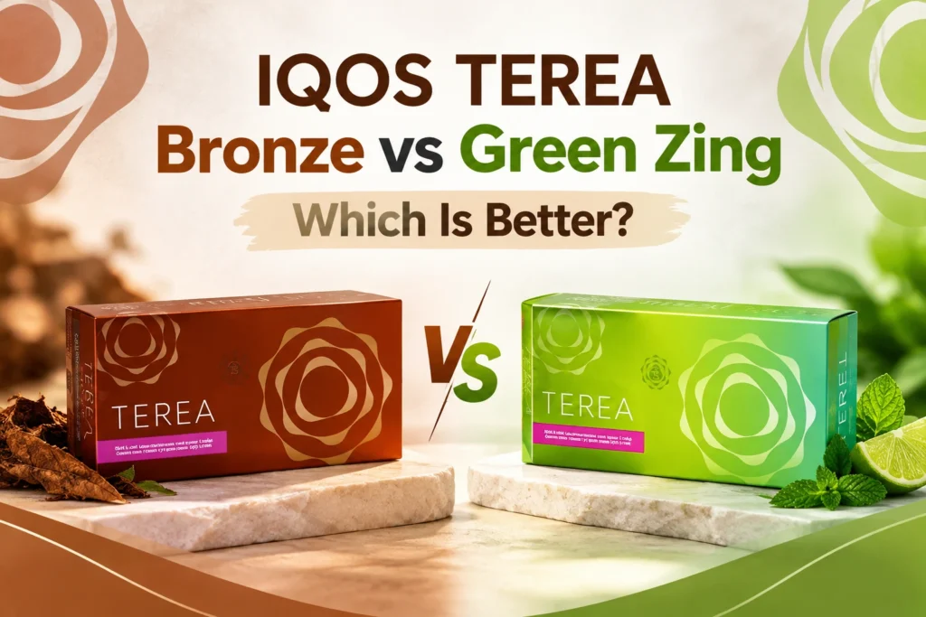 iqos terea bronze vs green zing kazakhstan comparison